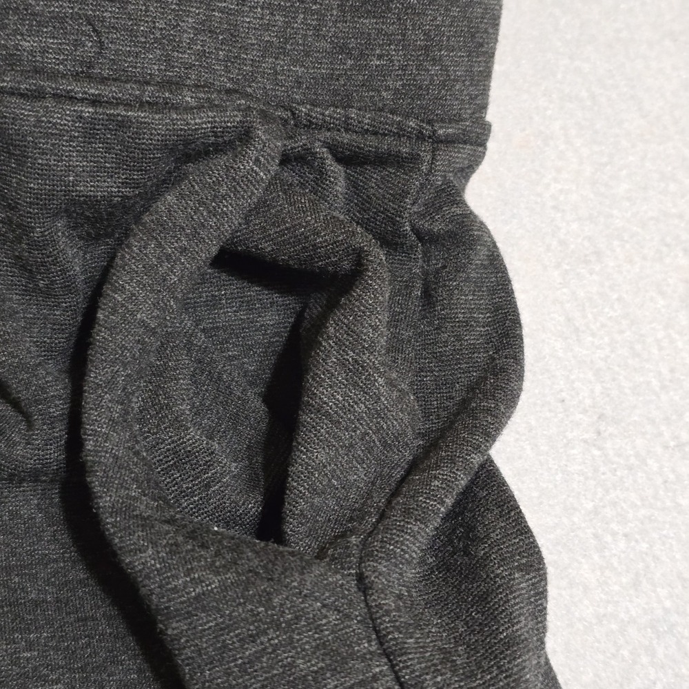 A New Day Women XL Charcoal Gray Knit Pants Ankle Zip Tapered Stretch Pockets - Picture 4 of 10